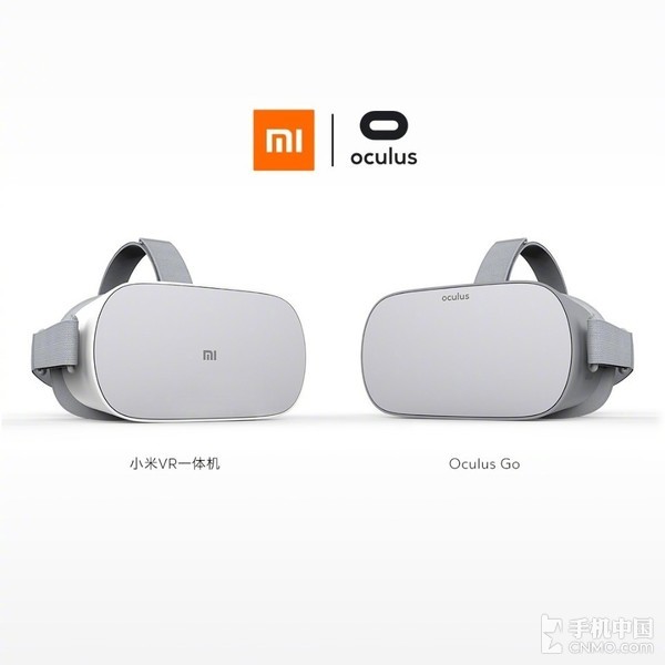 小米VR一体机（左）和Oculus Go（右）
