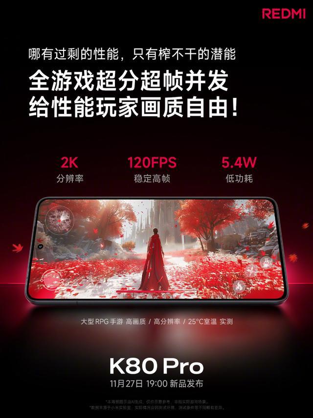 Redmi K80 Pro性能全面升级：骁龙8至尊版+6500mAh电池+顶尖影像系统