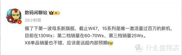 小米15系列：销量130万台