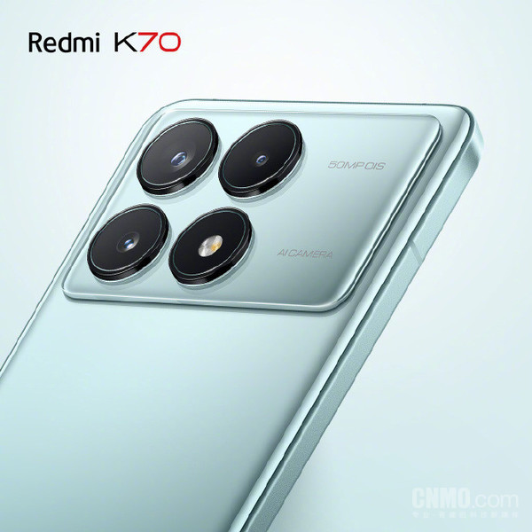 Redmi K70浅茄紫、竹月蓝