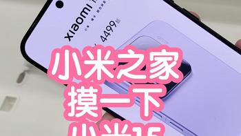 去小米之家摸一下小米15。超窄四等边的正面很漂亮，澎湃OS2很丝滑，但对我来说还是有点大