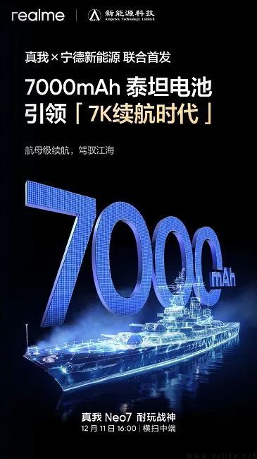 易资讯|真我Neo7首发7000mAh电池，小米15 Ultra更多硬件配置曝光……